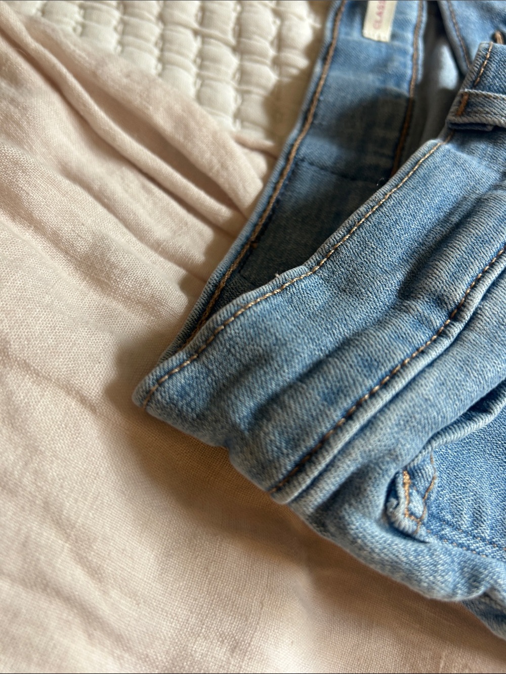 Levi's Light Blue Denim Jean Shorts